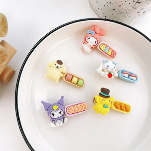 Sanrio Munchies Resin Hair Clip in 5 different designs