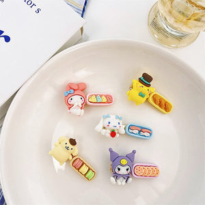 Sanrio Munchies Resin Hair Clip in 5 different characters