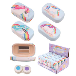 Enchanted Rainbow Unicorn Contact Lens Case
