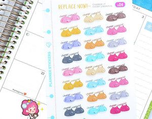 Pegatinas para estuches de lentes de animales 