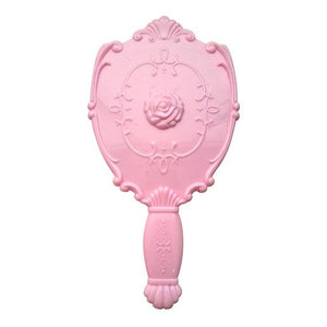 Ręczne lusterko w stylu Anny Sui Różowe