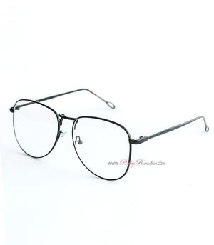 Black Metal Frame Glasses