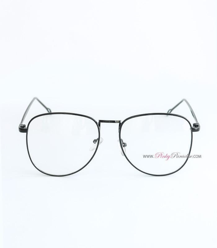 Black Metal Frame Glasses