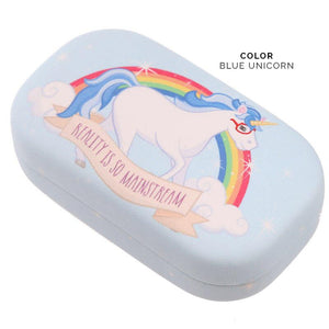Enchanted Rainbow Unicorn Contact Lens Case