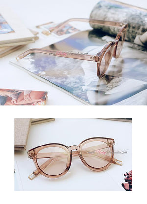Brown Cat Eye Sunglasses