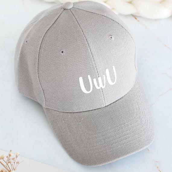 Personalized Custom Baseball Caps Grey