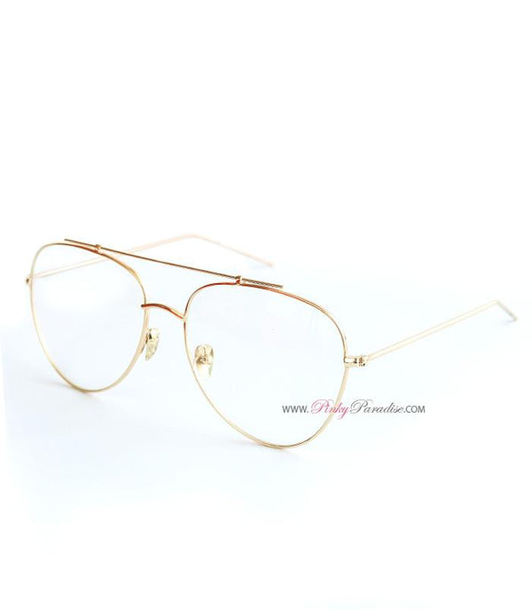 Clear Aviator Glasses