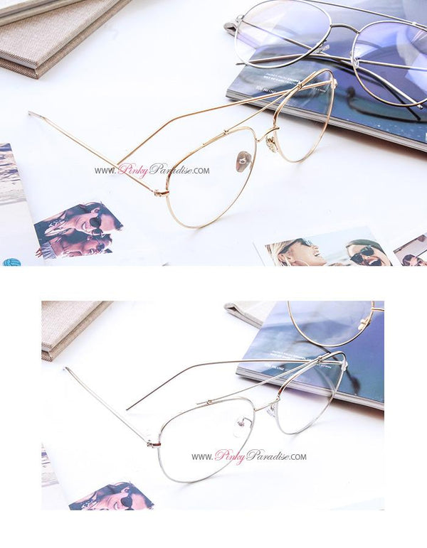 Clear Aviator Glasses