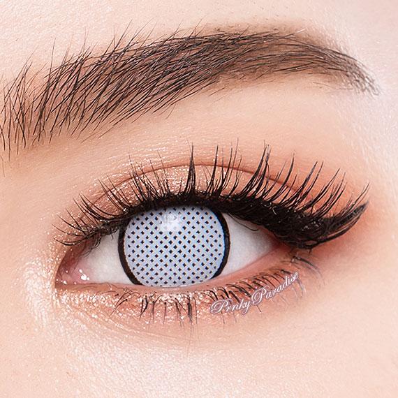 Princess Pinky Cosplay White Mesh With Rim (With Prescription)