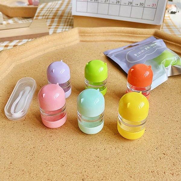 Cute Animal Capsule Lens Case with cute ears design