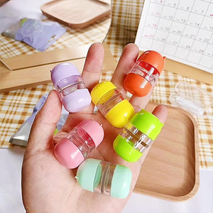 Cute Animal Capsule Lens Case in vibrant colors
