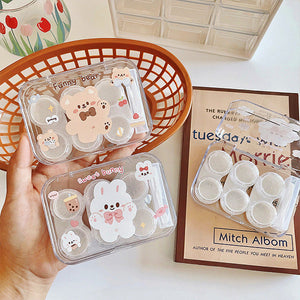 Offer 3 pairs of the storage lens case.