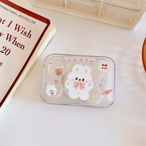sweet bunny transparent lens design.
