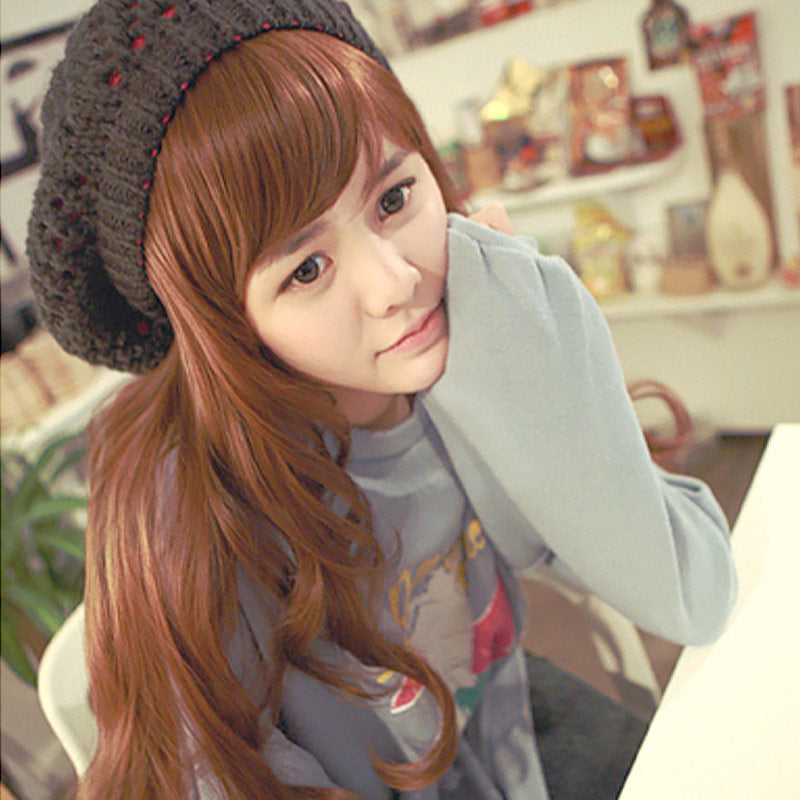 Premium Wig Sweet Spoon No1 Soft Curly Hair (Red Brown)