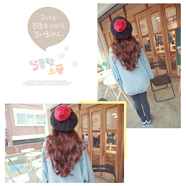 Premium Wig Sweet Spoon No1 Soft Curly Hair (Red Brown)