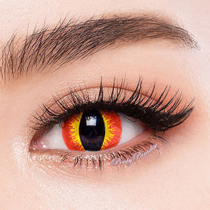 EOS Cosplay Angry Cat Eye Red Yellow F67