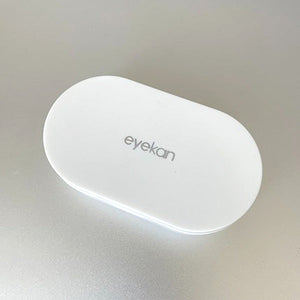 Eyekan Sleek Travel Contact Lens Case White