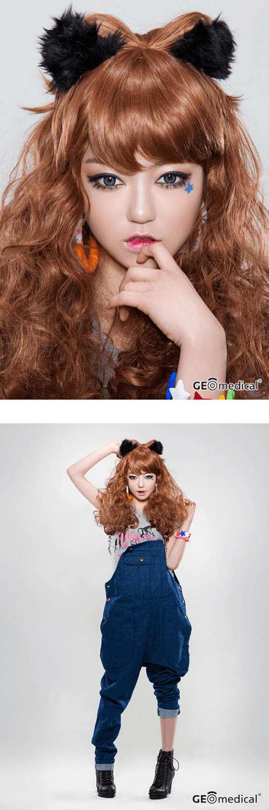 Chat Funky Bleu Géo HoliCat 