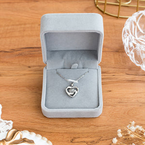 I Love You In 100 Languages Projection Necklace (Silver)