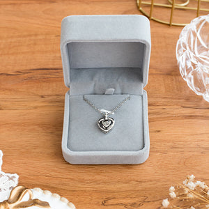 I Love You In 100 Languages Projection Necklace (Silver)