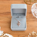 I Love You In 100 Languages Projection Necklace (Rose Gold)