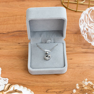 I Love You In 100 Languages Projection Necklace (Silver)