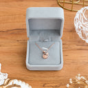 I Love You In 100 Languages Projection Necklace (Rose Gold)