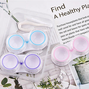 Mini Transparent Contact Lens Storage Case