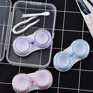 Mini Transparent Contact Lens Storage Case