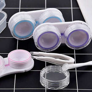 Mini Transparent Contact Lens Storage Case