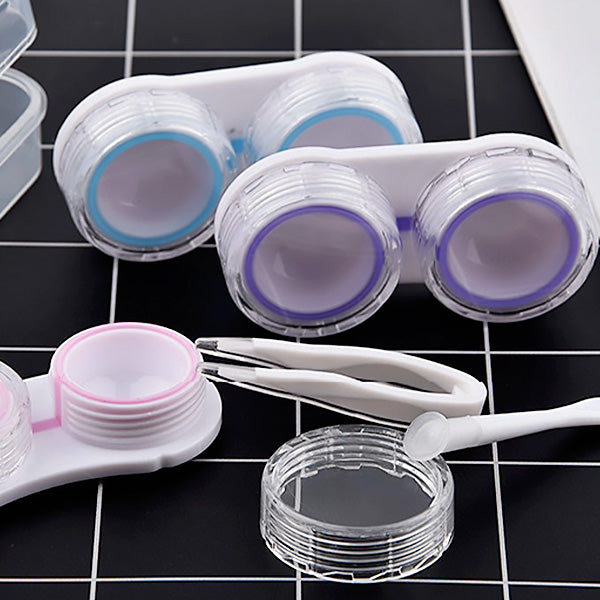 Mini Transparent Contact Lens Storage Case