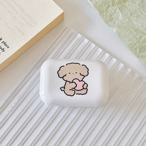 Lovely Korean Puppy Travel Lens Case in Puppy with love design