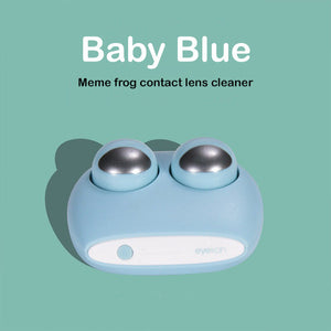 Meme Frog Contact Lens Cleaner Baby Blue