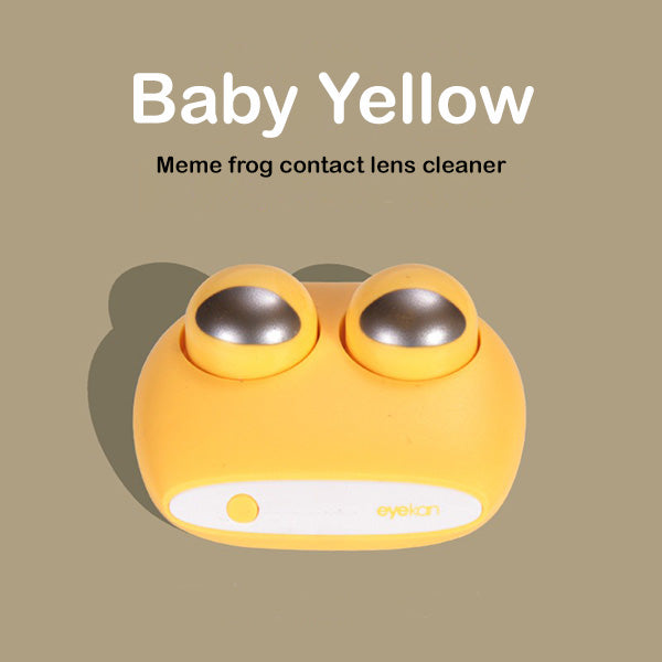 Meme Frog Contact Lens Cleaner Baby Yellow