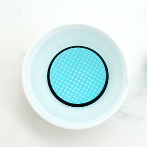 SFX light aqua blue mesh mini sclera lenses 