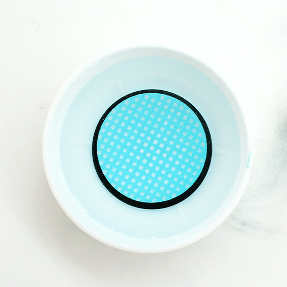 SFX light aqua blue mesh mini sclera lenses 