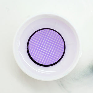 SFX purple mesh mini sclera lenses 