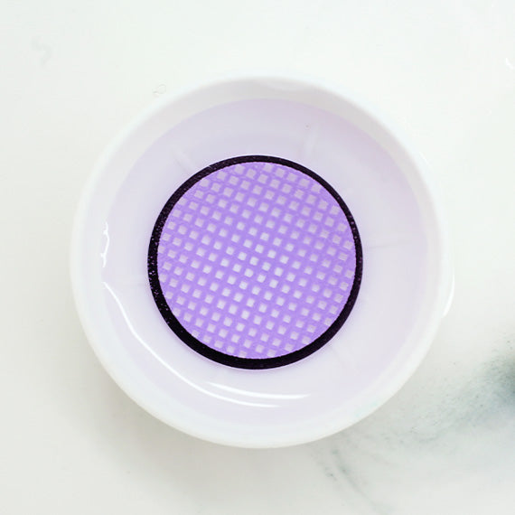 SFX purple mesh mini sclera lenses 