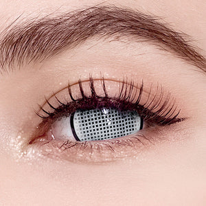 Princess Pinky White Mesh With Rim Mini Sclera