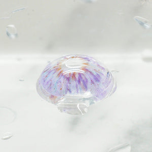 Princess Pinky Mojo Violet Color Contact Lenses on light background