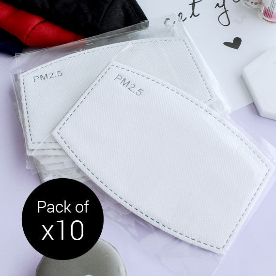 Filtre de masque PM.2.5 (lot de 10) 