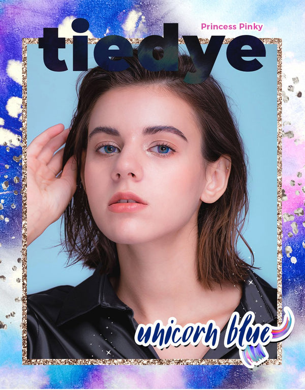 Princess Pinky Tiedye Einhorn Blau