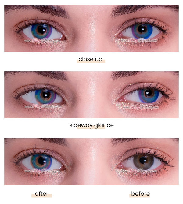 Princess Pinky Tiedye Einhorn Blau