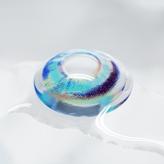 Princess Pinky Tiedye Einhorn Blau