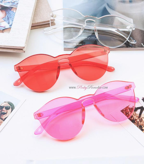 Rimless Tinted Sunglasses