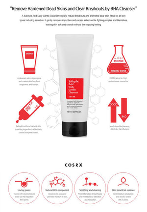 COSRX 水杨酸去角质洁面乳
