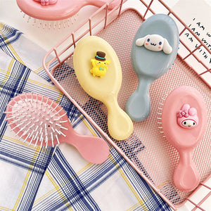 Sanrio Mini Cushion Hair Brush in 3 different characters