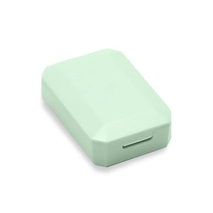Pastel Green Lens Case with Simple Design