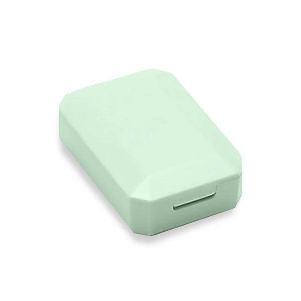 Pastel Green Lens Case with Simple Design