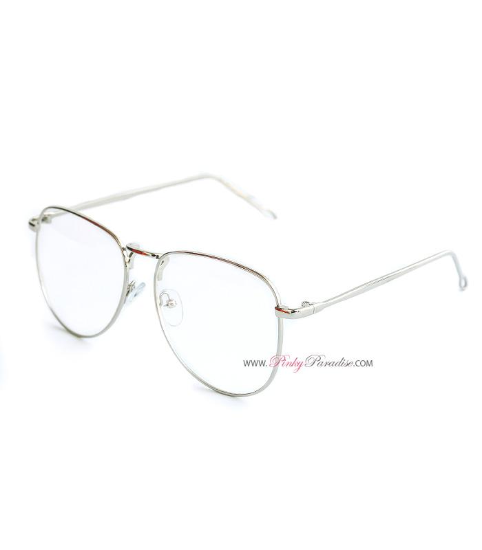 Thin Metal Frame Glasses | PinkyParadise